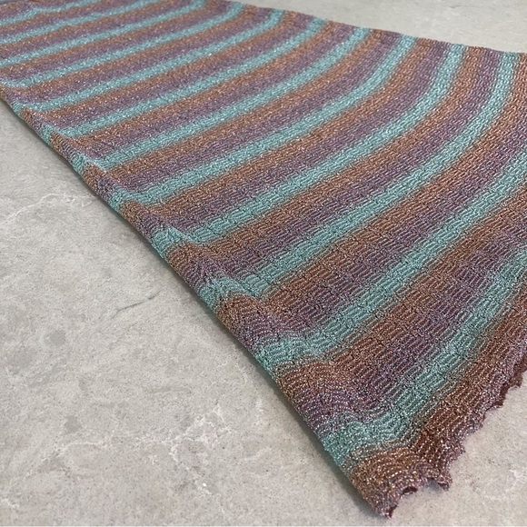 MISA Luca skirt in lavender - size XS - shimmer knit skirt - Picture 11 of 17